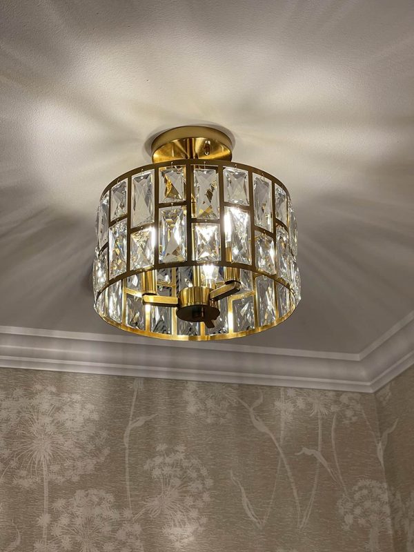 2. Cylindrical Drum Shade Ceiling Light