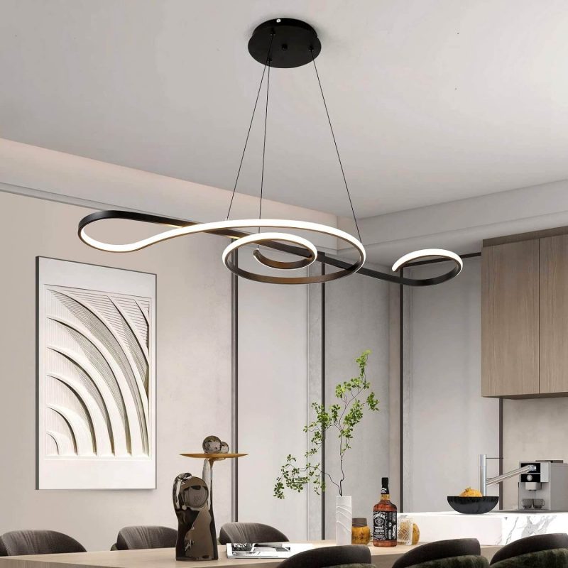 3. Modern Led Pendant Lights Music Symbol Pendant Lights