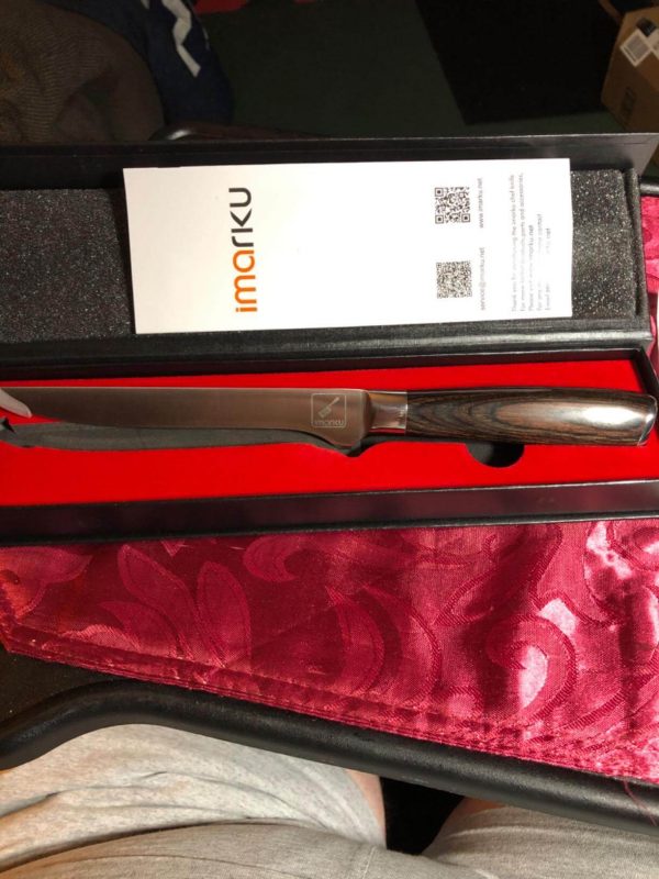 Imarku Boning Knife, Professional Grade Stainless Steel Fillet Boning Knife