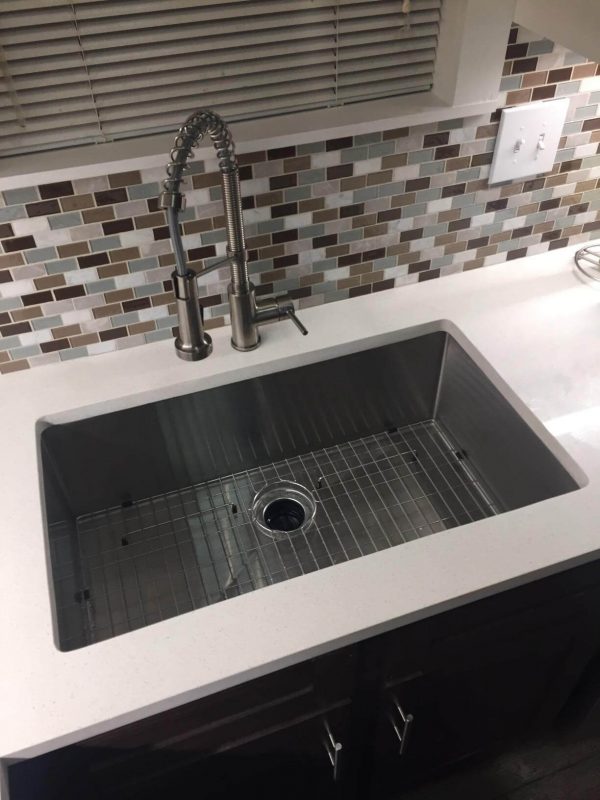 2. Undermount Single Bowl Stainless Steel Kitchen Sink, 32 Inch