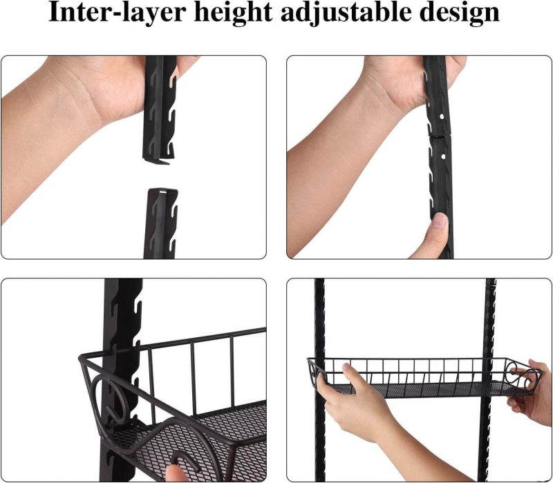2. Dual Use 12 Tier Hanging Spice Rack Storage