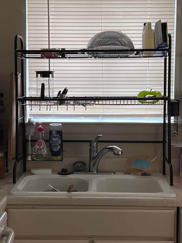 6. HOWDIA Over-Sink Dish Drying Rack