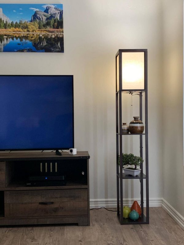 3. Corner View Floor Lamp with Shelf for Living Room, Bedroom and Office 3. Corner View Floor Lamp with Shelf for Living Room, Bedroom and Office