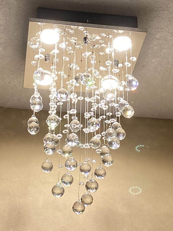 5. Bestier Modern LED Ceiling Lamp Hanging Lamp for Dining Room