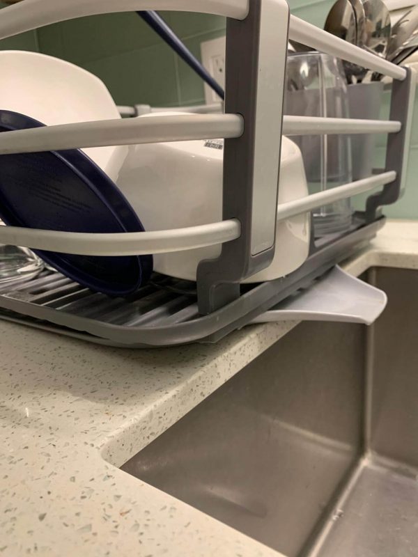 1. OXO Good Handle Aluminum Dish Rack
