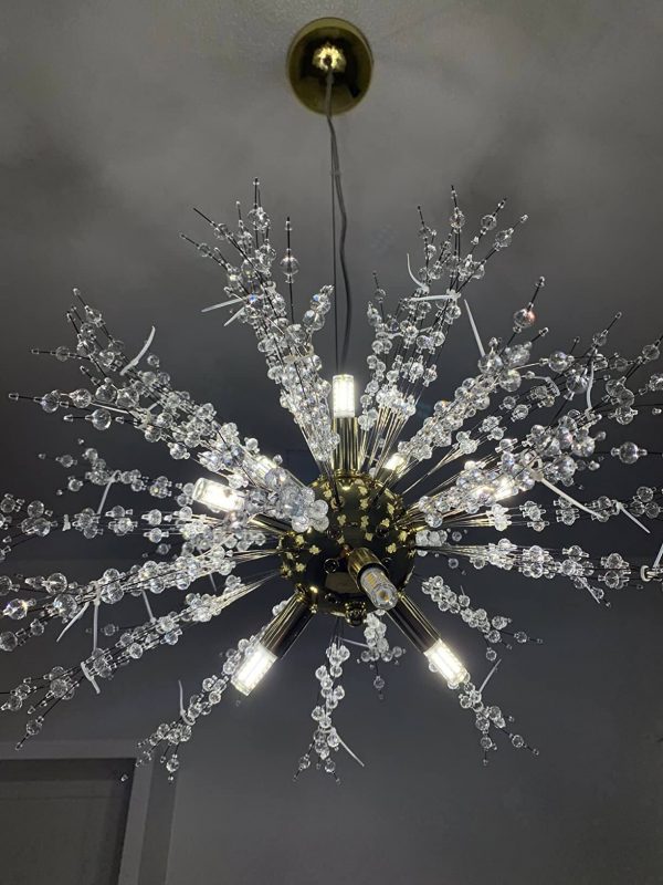 5. CM MZY Modern Crystal Chandelier Fireworks