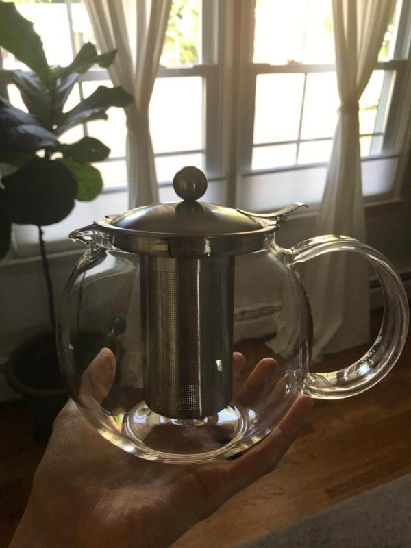 5. Teabloom All-in-One Glass Teapot and Tea Kettle