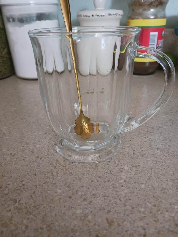 7. Claplante Glass Coffee Mugs Set of 8