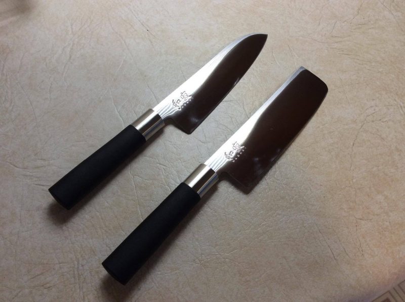 Kai PRO Wasabi Nakiri Knife 6.5", Vegetable Cutter Knife, Multi-Purpose Chef Knife
