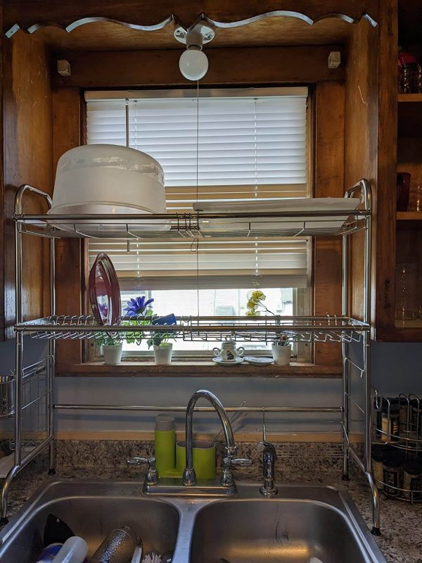 6. HOWDIA Over-Sink Dish Drying Rack