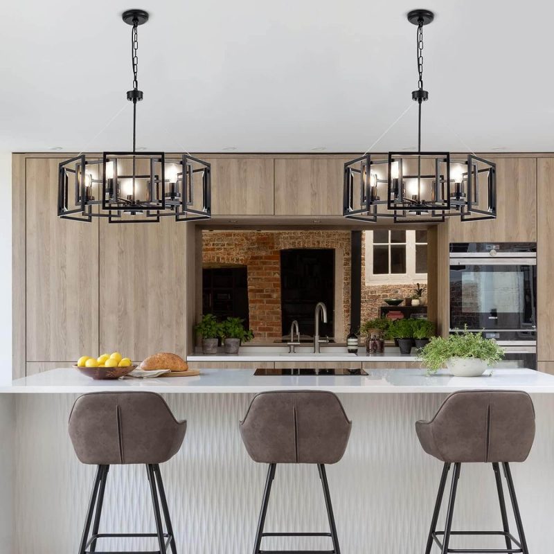 ✅ 5 Black Chandeliers for Dining Room [ Cool and Elegant ]
