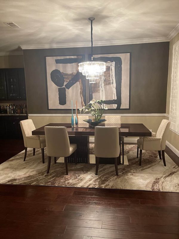 4. Tier Contemporary Hanging Lamp for Dining Room Living Room Bedroom