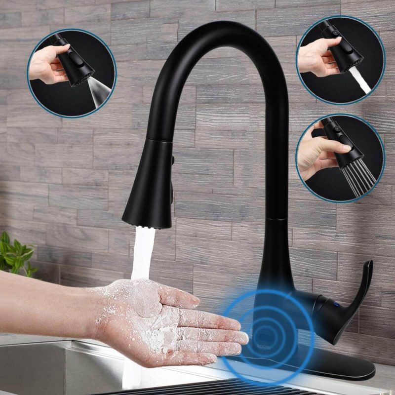 4. Touchless Automatic Kitchen Faucet Motion Sensor, Soosi Kitchen Faucet