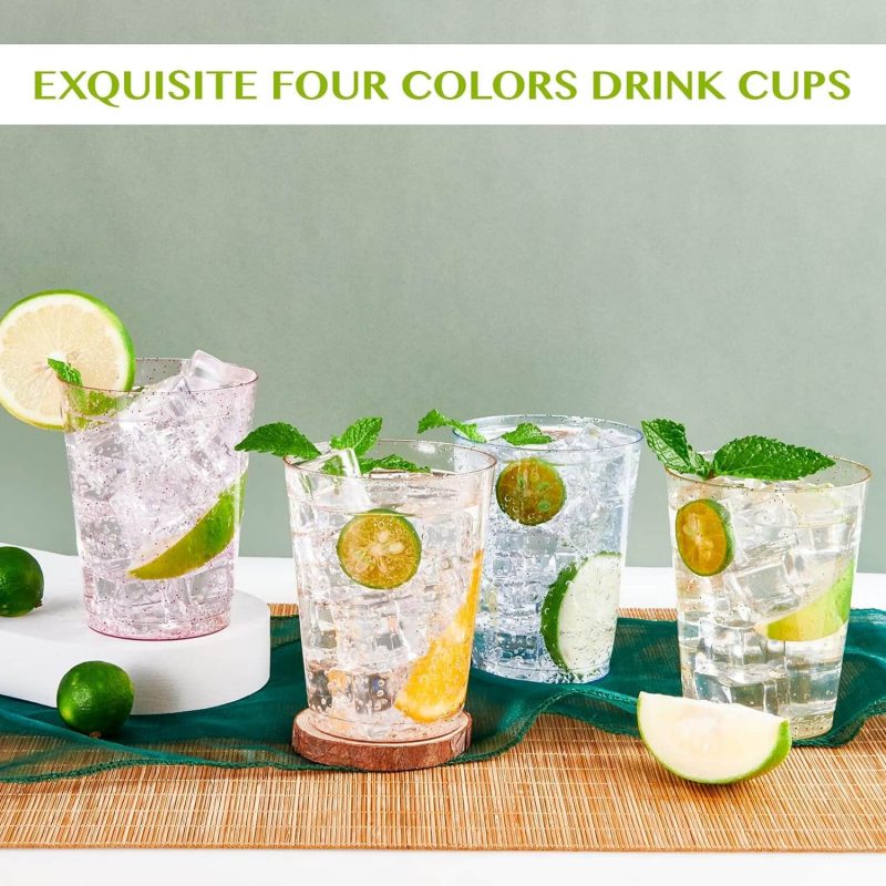 5. JOLLY CHEF 100 Packs of 10 ounce Plastic CupsChristmas