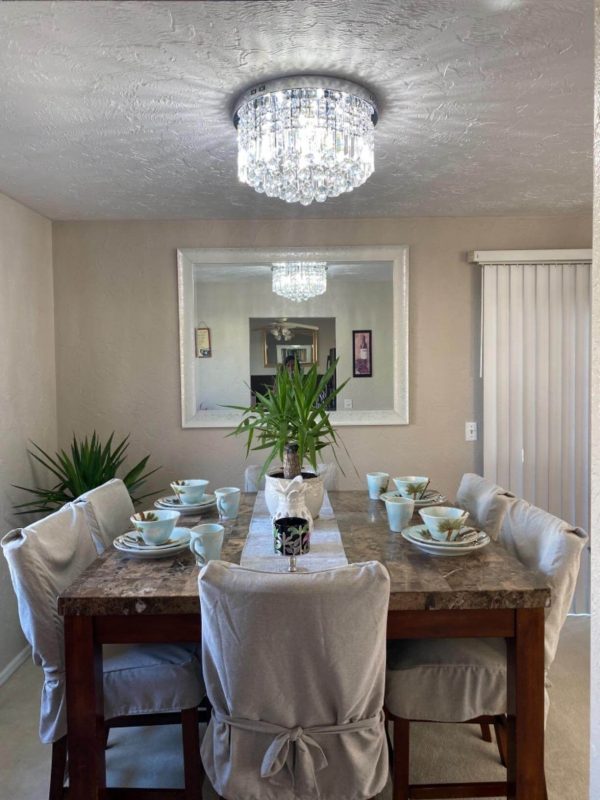7. Saint Mossi 22017 Modern K9 Crystal Chandelier Suitable for Dining Room