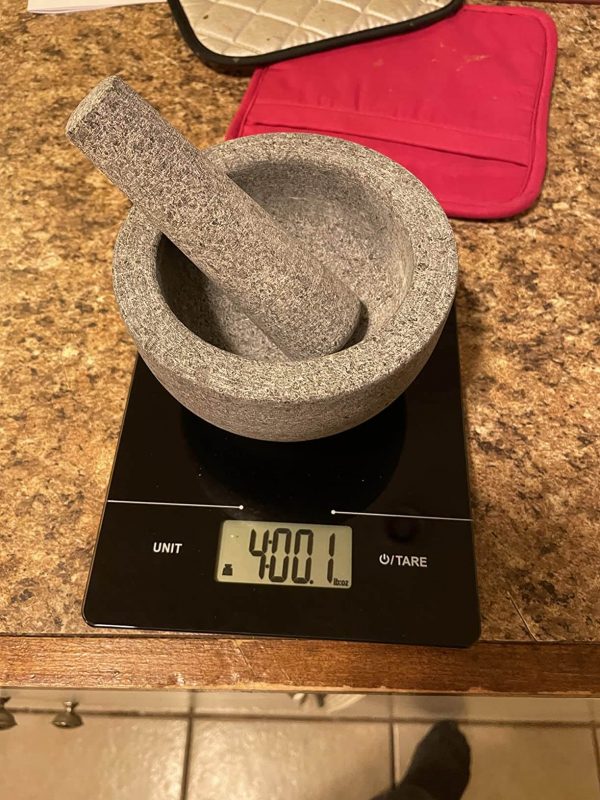 1. Gorilla Grip 100% Granite Slip Resistant Mortar and Pestle Set