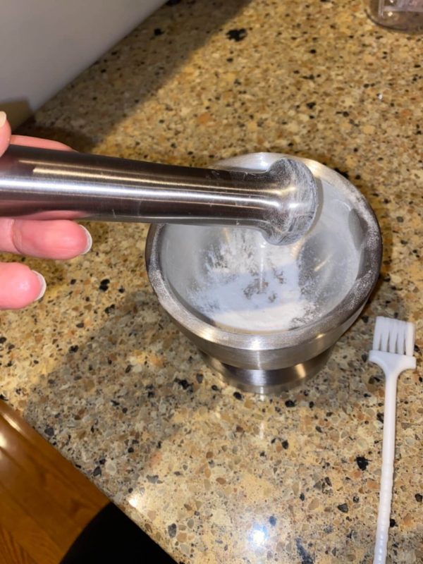 5. Tera 18/8 Stainless Steel Mortar and Pestle with Brush
