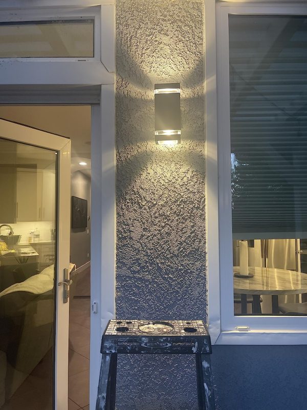 2. Up and Down Square LED Lights Outdoor Wall Lamp
