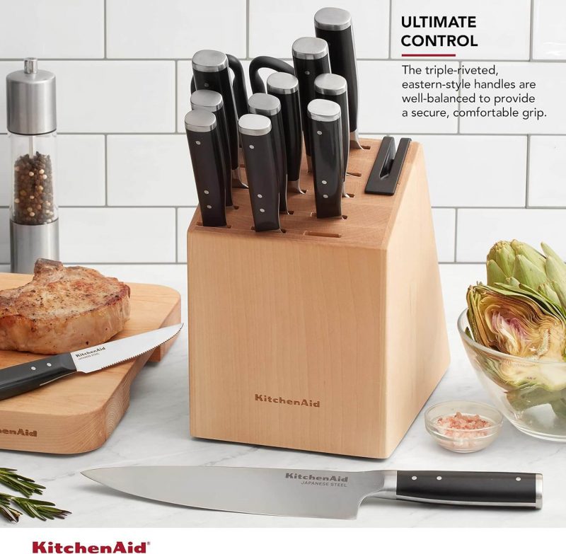 6. HOSHANHO Knife Set with Magnetic Knife Holder