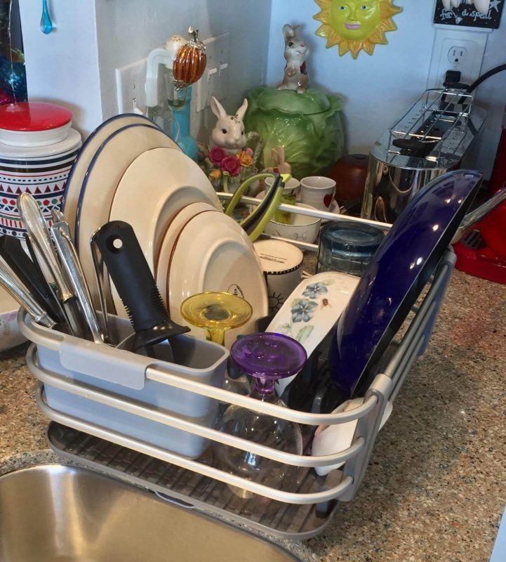1. OXO Good Handle Aluminum Dish Rack