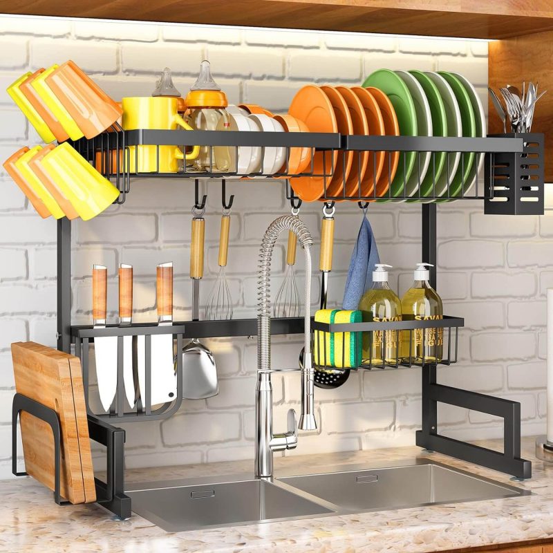 5 Dish Drying Rack Stainless Steel