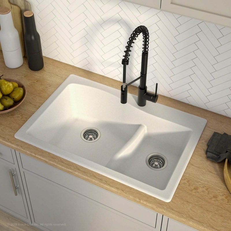 🟢 7 White Kitchen Sink [ Best Material ]