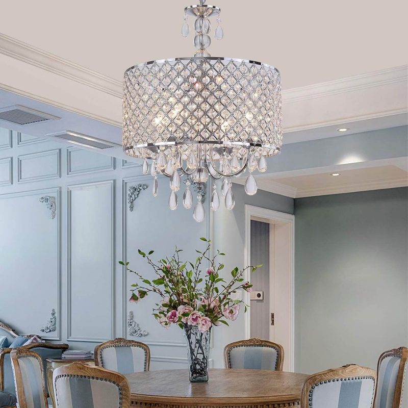 7 Crystal Chandeliers for Dining Room [Modern and Contemporary]