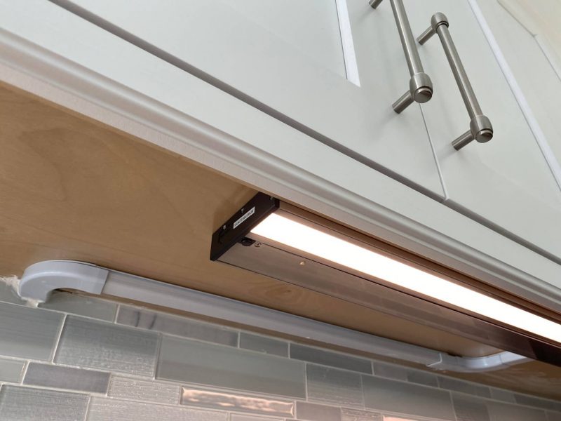 2. TIGER 2 Pack Under Cabinet Lights, 1500mAh Rechargeable 40 White Lighting LEDs, Indoor Wireless Motion Sensor Lights,
