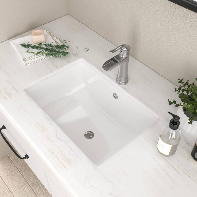 5 Rectangle Undermount Bathroom Sinks