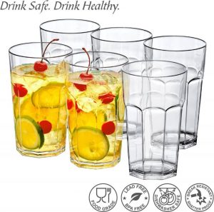✅ 7 Drinking Glasses Plastic Designs