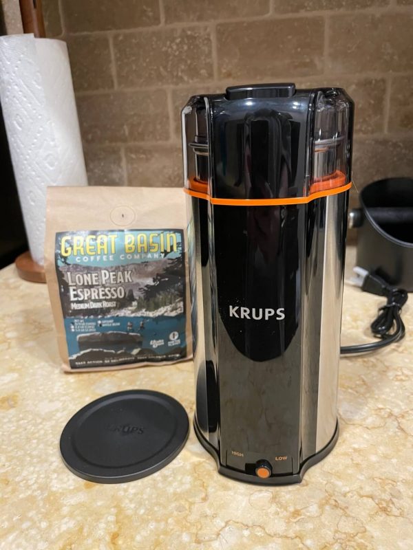 4. Krups Silent Vortex Coffee and Spice Grinder