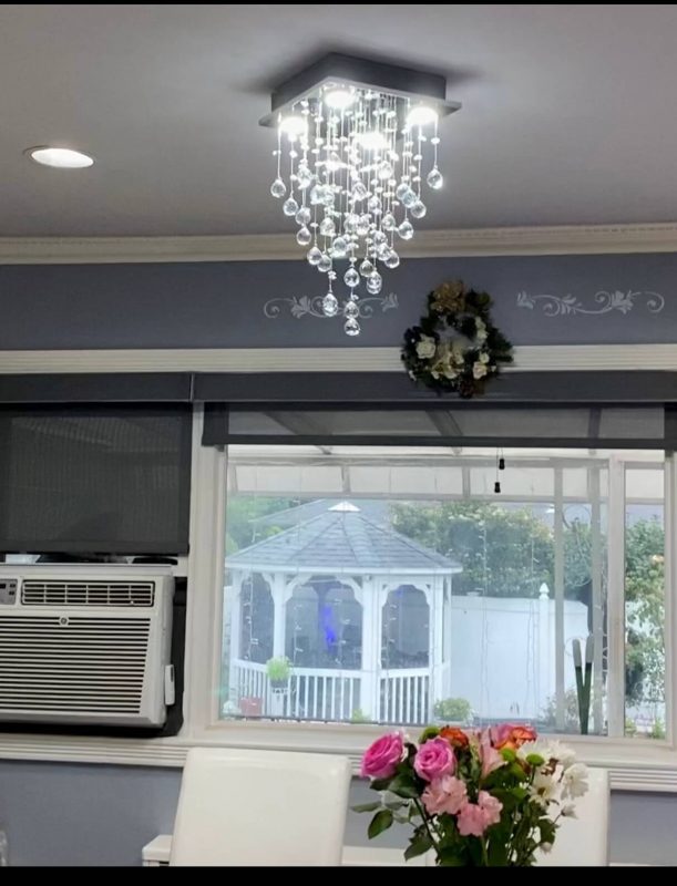 5. Bestier Modern LED Ceiling Lamp Hanging Lamp for Dining Room