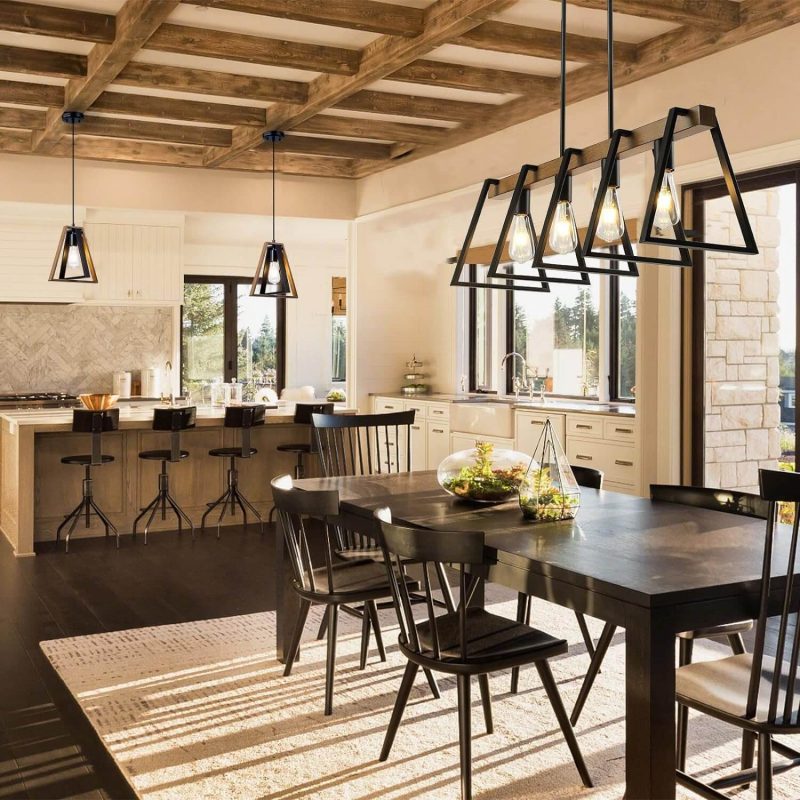 ✅ 5 Black Chandeliers for Dining Room [ Cool and Elegant ]