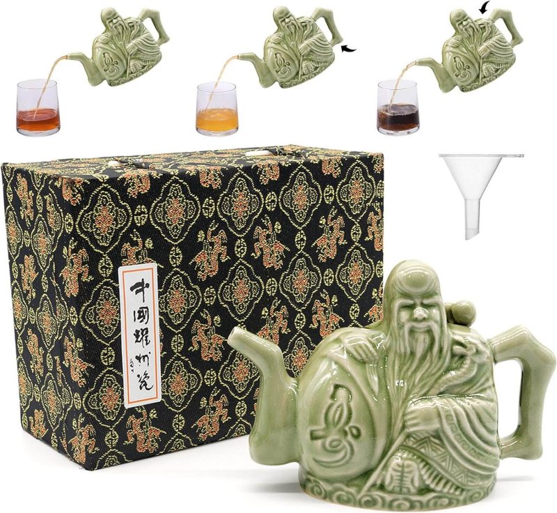 1. LURRIER Killer Teapot, Handcrafted Chinese Ceramic Tea Kettle