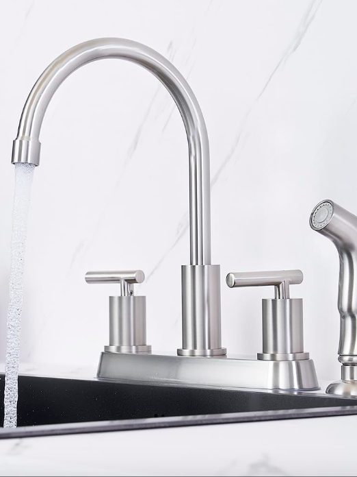 2. Stainless Steel Touch Kitchen Faucet with Side Sprayer