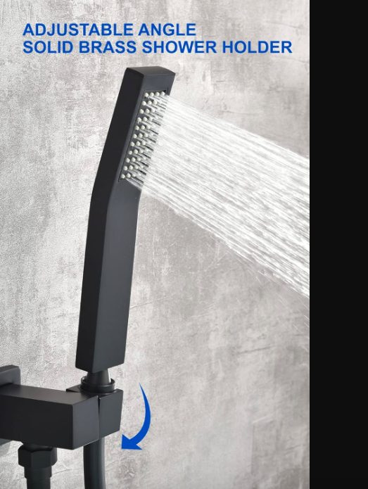 7 Wall Mounted Bathtub Faucets with Hand Shower