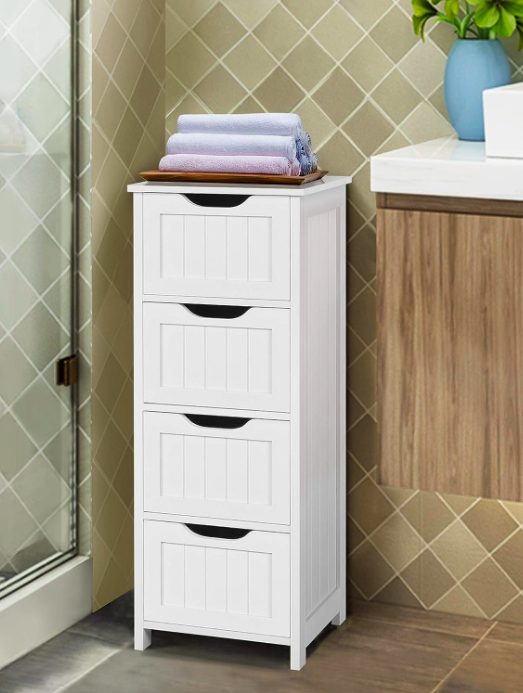 3. 4 Drawer Freestanding Cabinet for Bathroom
