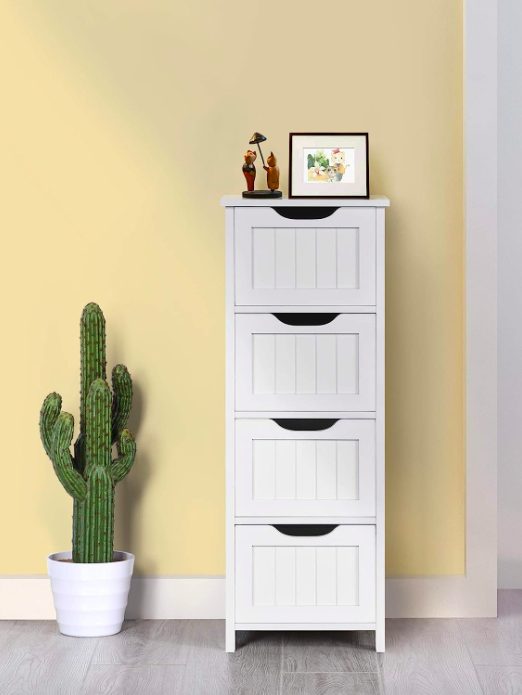 3. 4 Drawer Freestanding Cabinet for Bathroom