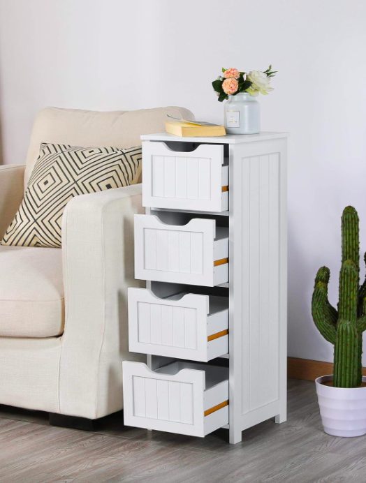 3. 4 Drawer Freestanding Cabinet for Bathroom