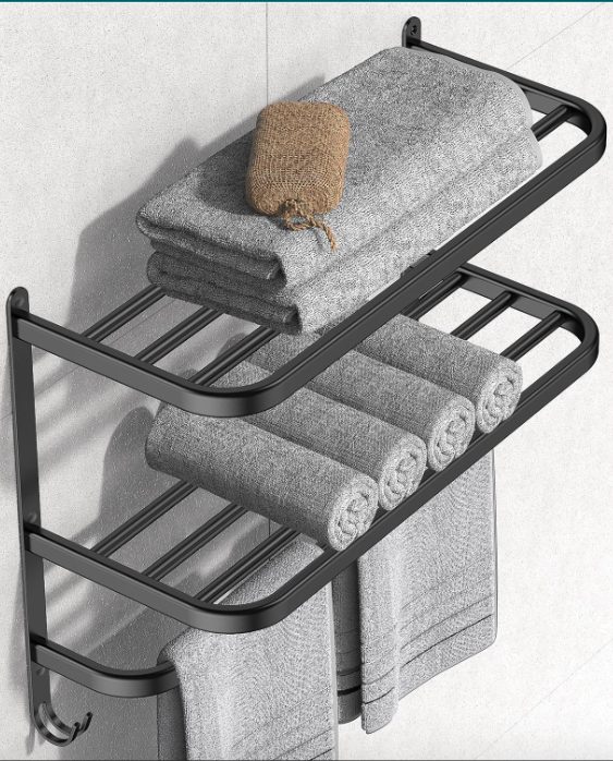 5. Towel Rack Towel Bar Holder for Bathroom Wall