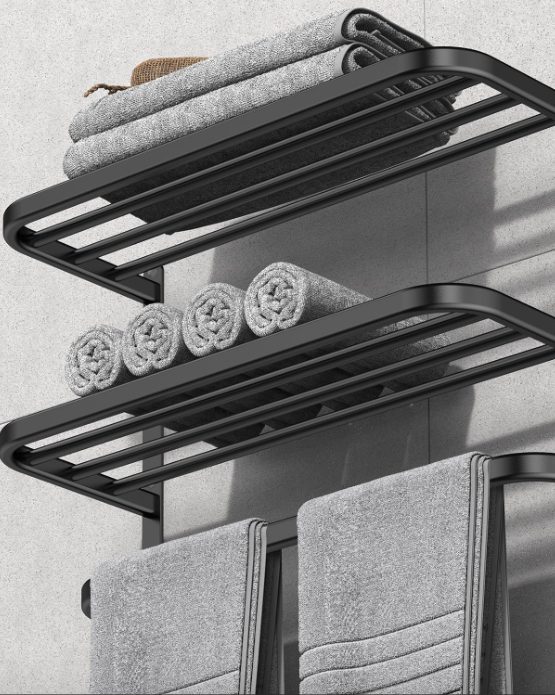 5. Towel Rack Towel Bar Holder for Bathroom Wall