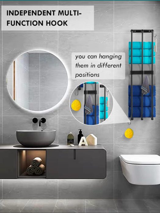 Wall Mounted Bathroom Towel Racks