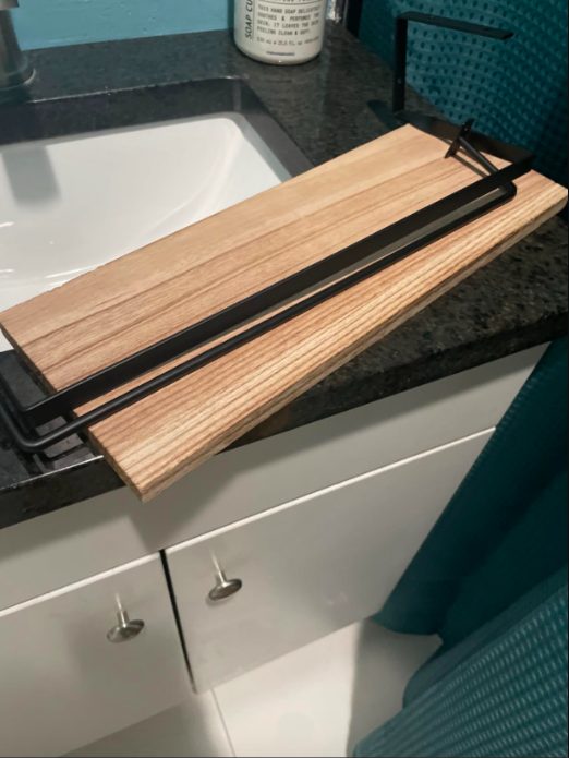 5. Wall Towel Rack for Rolled Towels, 3 Tier Wine Towel Storage Organizer