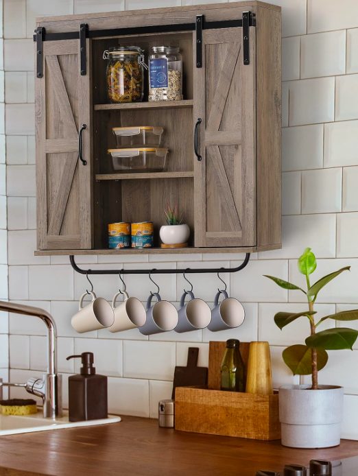 Natural Wood Bathroom Cabinets