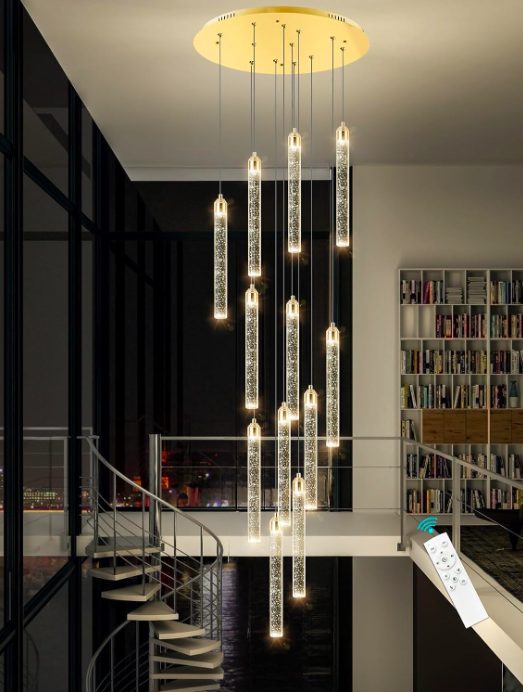 2. 12 Light LED Pendant Light, Dimmable Hanging Lamp for Entryway 2. 12 Light LED Pendant Light, Dimmable Hanging Lamp for Entryway