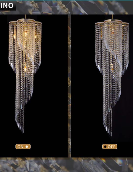 4. High Ceiling Chandelier for Entryway Gold Spiral Crystal Chandelier 4. High Ceiling Chandelier for Entryway Gold Spiral Crystal Chandelier