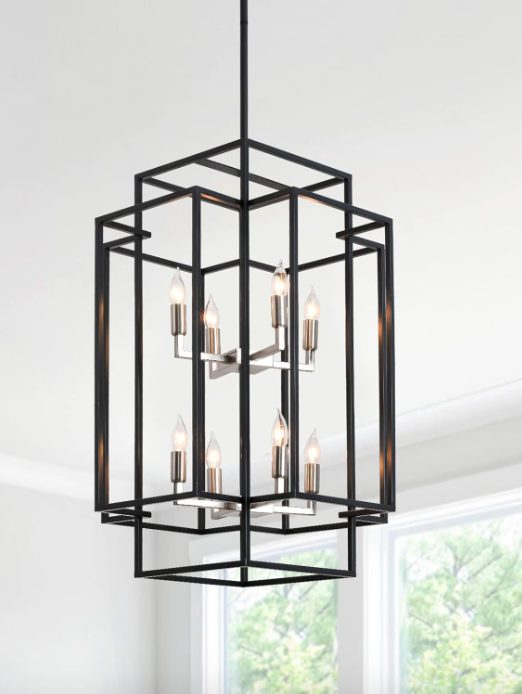 6. Sdorens 8-Light Lantern Chandelier Lighting, 31.5 in Entryway 6. Sdorens 8-Light Lantern Chandelier Lighting, 31.5 in Entryway