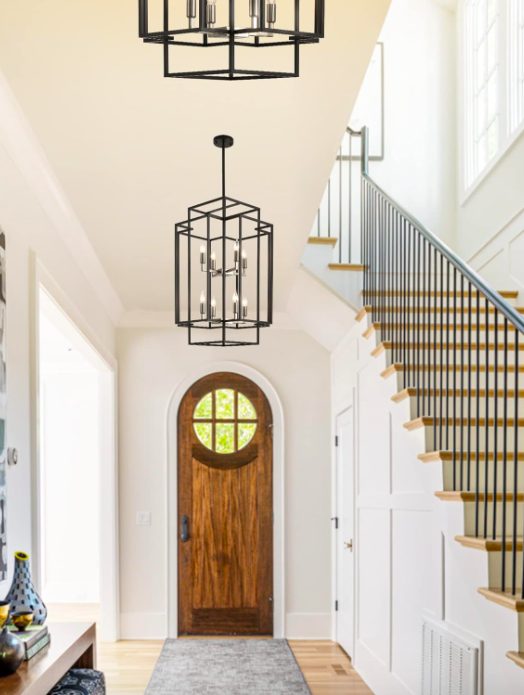 6. Sdorens 8-Light Lantern Chandelier Lighting, 31.5 in Entryway 6. Sdorens 8-Light Lantern Chandelier Lighting, 31.5 in Entryway
