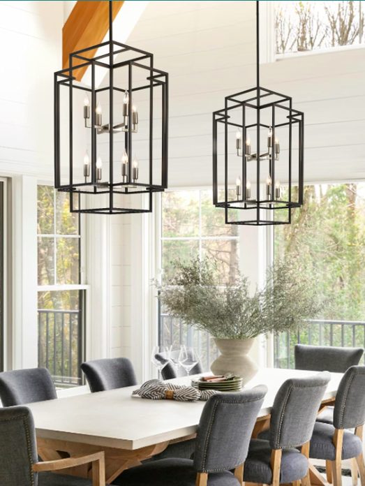 6. Sdorens 8-Light Lantern Chandelier Lighting, 31.5 in Entryway 6. Sdorens 8-Light Lantern Chandelier Lighting, 31.5 in Entryway